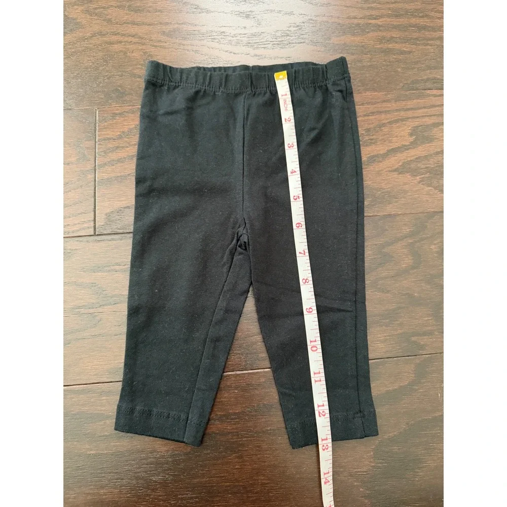 Carters Baby 9M 3Piece Buffalo Plaid Fleece Vest Bodysuit Leggings Set Red Black